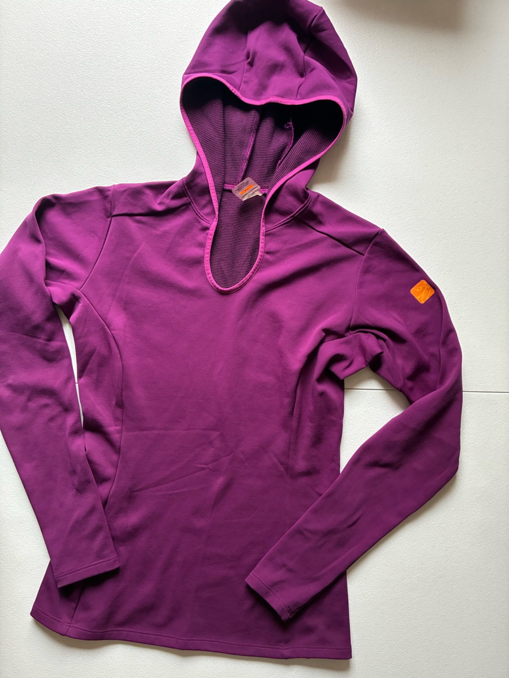 Arc'teryx Women's Purple Hooded Long-Sleeve Pullover